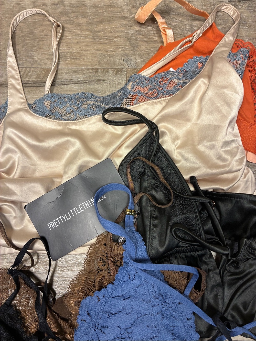 Free People aerie Pretty Little Thing Urban Outfitters 6 Bralettes Satin Lace - Picture 6 of 14